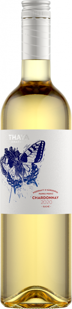 Chardonnay pozdní sběr 2020 Thaya Pozdravy z národního parku