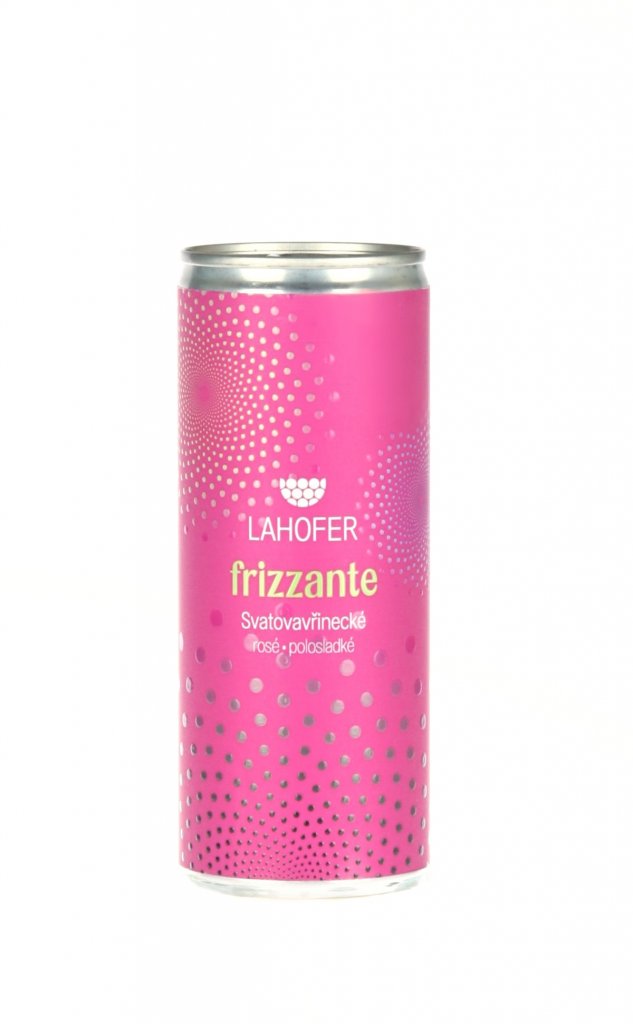 Frizzante svatovavřinecké rosé, 2021, Lahofer, polosladké, O,25 l