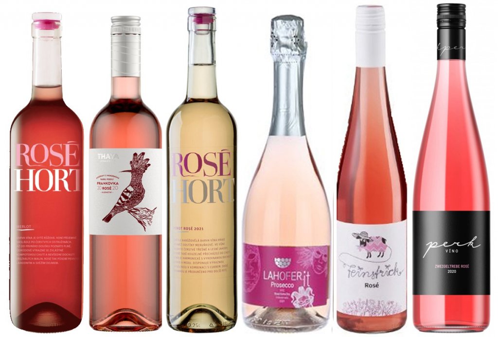 Výběrová kolekce růžových vín