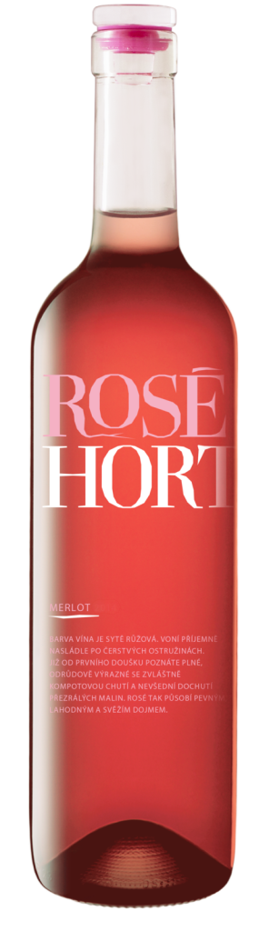 Merlot rosé pozdní sběr 2022 Hort