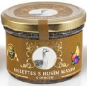 Rilettes s husím masem a ovocem