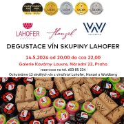 Degustace vín skupiny Lahofer 14.5.2023 od 20,00 Galerie Kavárny Louvre Praha